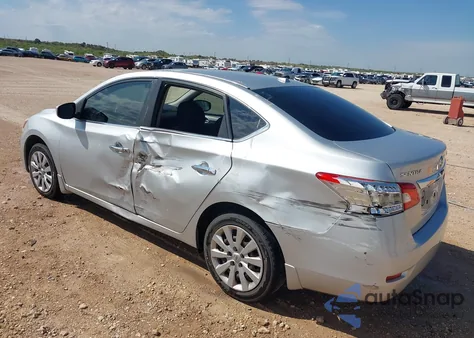 2015 Nissan Sentra Sv from USA, damaged, VIN 3N1AB7AP6FY364153